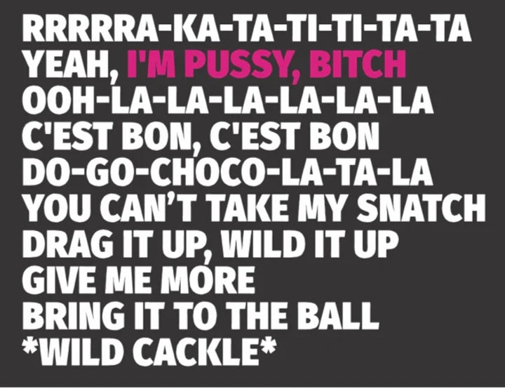 "I'm Pussy, Bitch" Tee