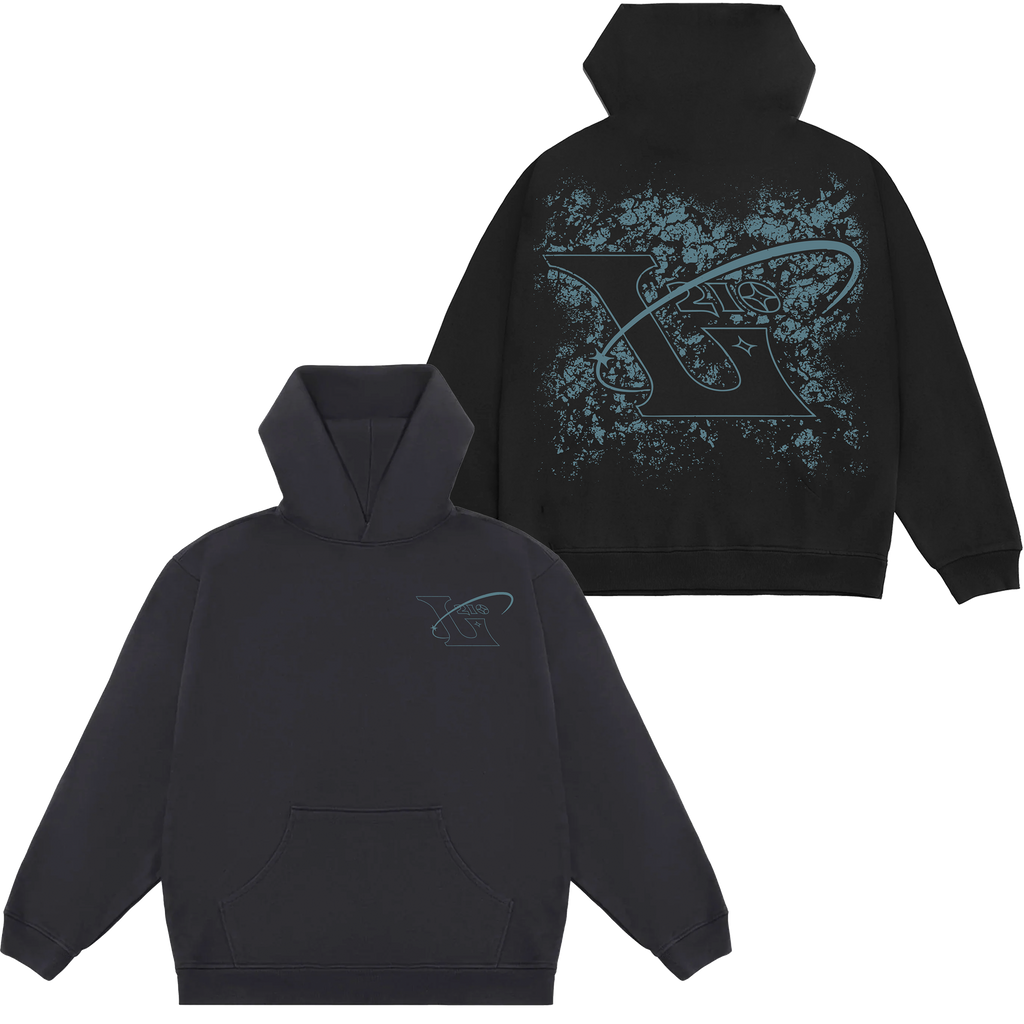210 Faded Hoodie - Jet Black – Mainfactor Merch Store
