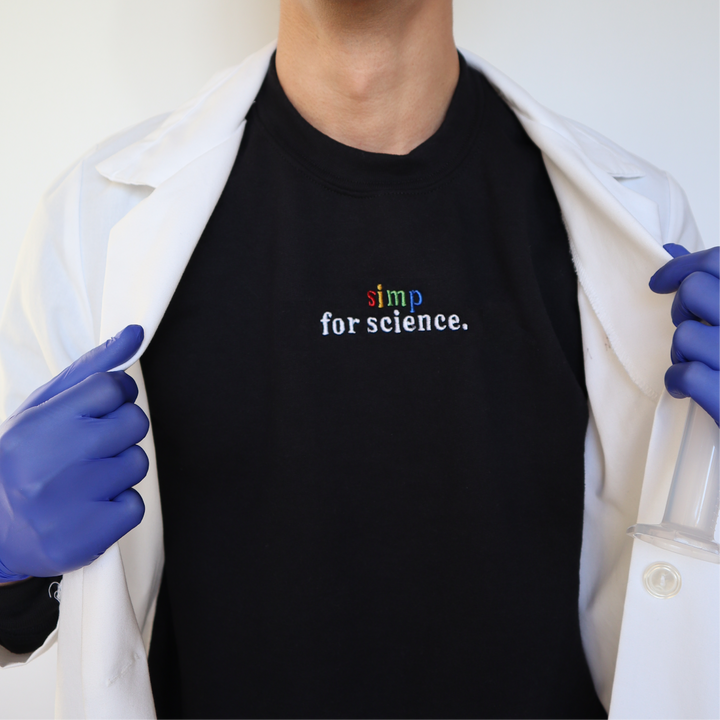 Simp for Science Sweatshirt – Mainfactor Merch Store