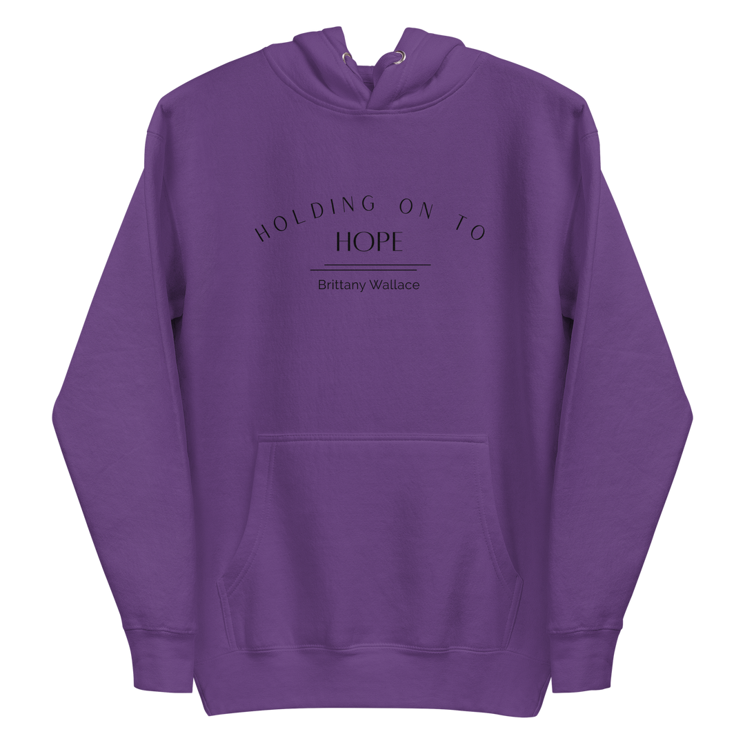 Holding On To Hope Purple Hoodie