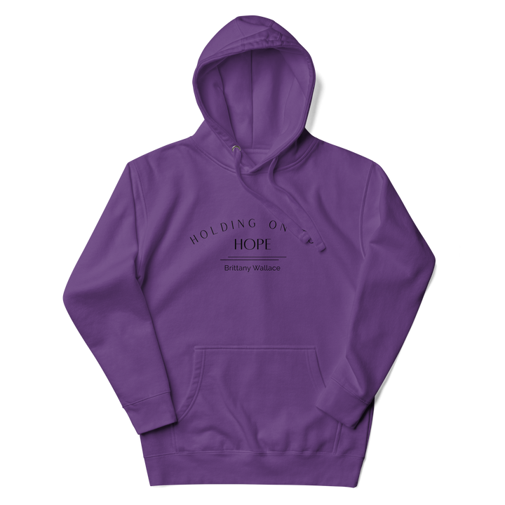 Holding On To Hope Purple Hoodie