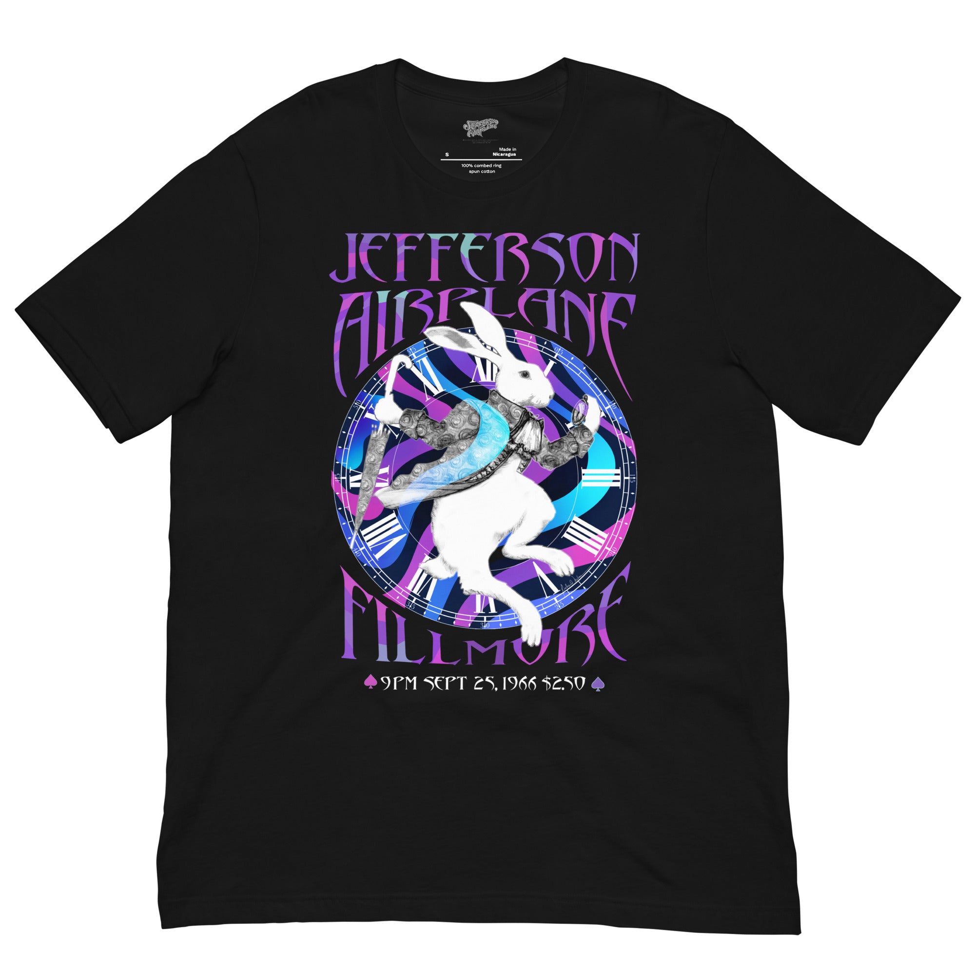 トップス Bootleggers JEFFERSON AIRPLANE LOCK TEE Jefferson Airplane White Rabbit Fillmore Tee – Mainfactor Merch Store