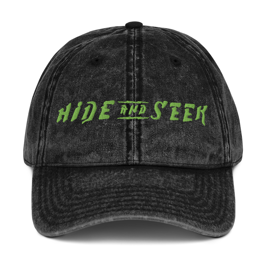 Hide and Seek Vintage Cap – Mainfactor Merch Store